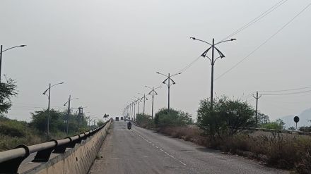 lights on the Bokadvira-Sheva flyover