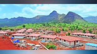 Distribution of fixed houses to the families of Darad tragedy at Taliye near Mahad in Raigad district
