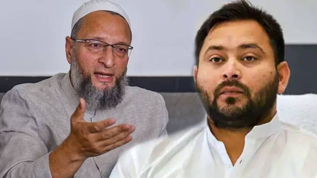 AIMIM chief Asaduddin Owaisi and Tejashwi Yadav