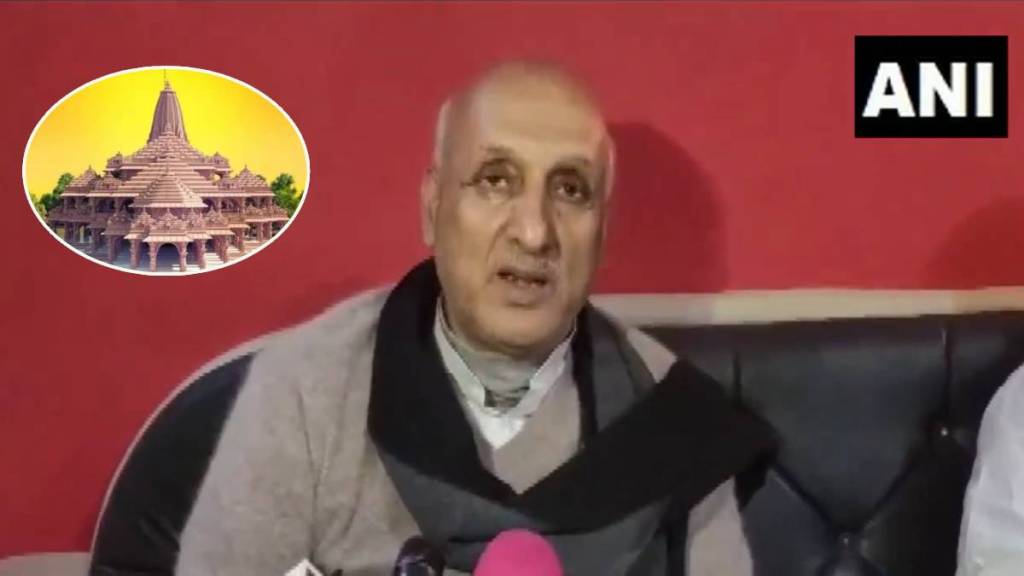 Bihar education minister chandrashekhar Ram Mandir