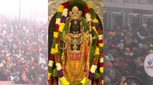 Devotees gather in large numbers at Shri Ram temple