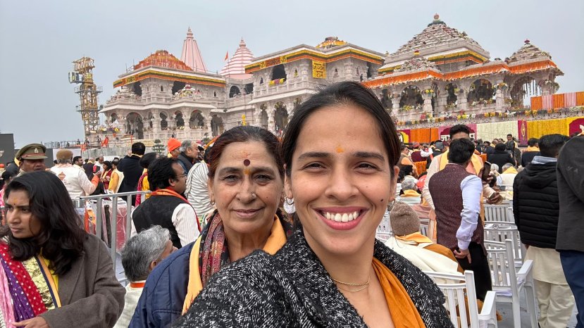 Some sportspersons were present for the Ram Mandir Pranpratistha ceremony