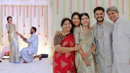 sai pallavi sister pooja kannan engagement photos goes viral sai pallavi sister pooja kannan engagement photos goes viral
