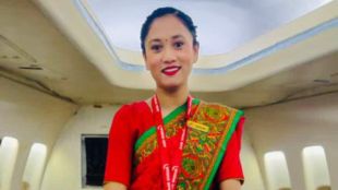 tribal girl from a remote area became an air hostess in Air India