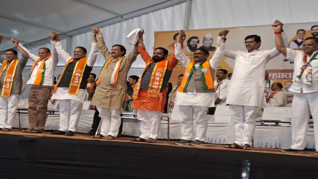 Mahayuti meeting in Alibag