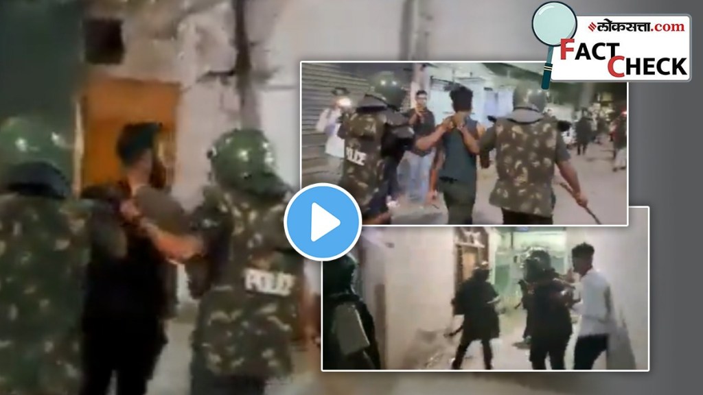 Mumbai Mira road attest viral video is fake