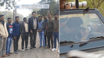 Anil Kumble bowler Indian cricket visited Tadoba-Andhari tiger project saw bhanuskhindi calves tiger nagpur