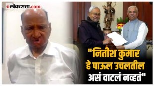 Sharad Pawar on Nitish Kumar: "अचानक काय झालं माहीत नाही", बिहारमधील सत्तानाट्यावर पवार काय म्हणाले?