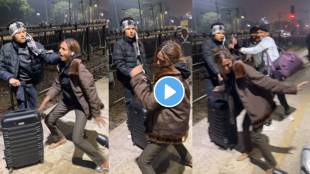 Video CSMT Station Seema Kanojiya Vulgar Dance Tries To Push Passenger on Track Gets Slapped Now Says It is Scripted