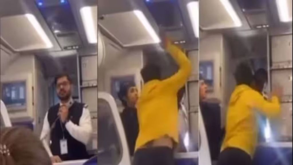 indigo passengers slaps captain