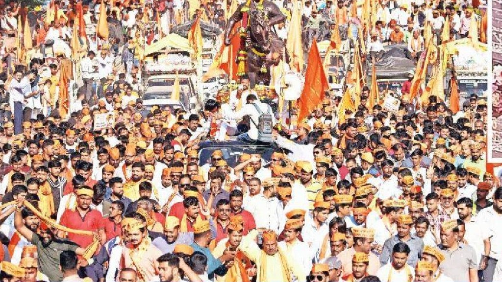 Manoj Jarange Patil decided to protest at Azad Maidan on Thursday in a meeting in Lonavala