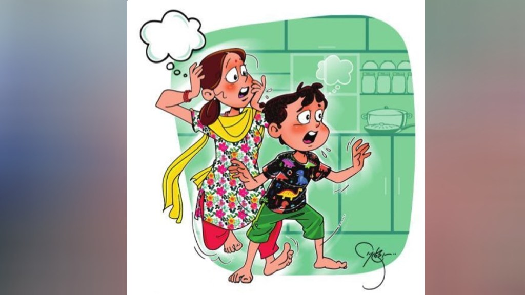 balmaifal child too lazy to clean house robot cleaned the house. What happened next