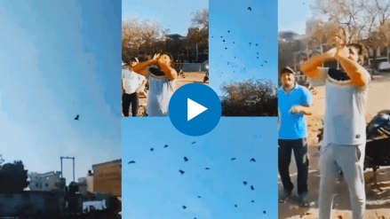 Man fills the sky with crows by making unique sound in old viral video internet is stunned