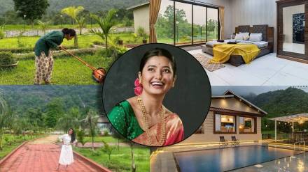 Prajakta Mali take huge bank loan for the karjat farmhouse Prajakta Mali take huge bank loan for the karjat farmhouse