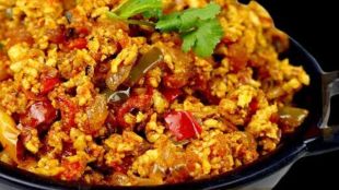 How to make dhaba style Paneer Bhurji