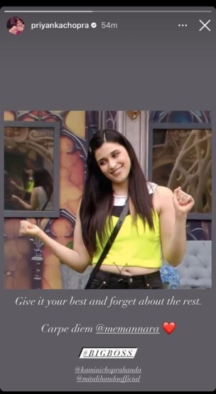 priyanka chopra massege for mannara chopra