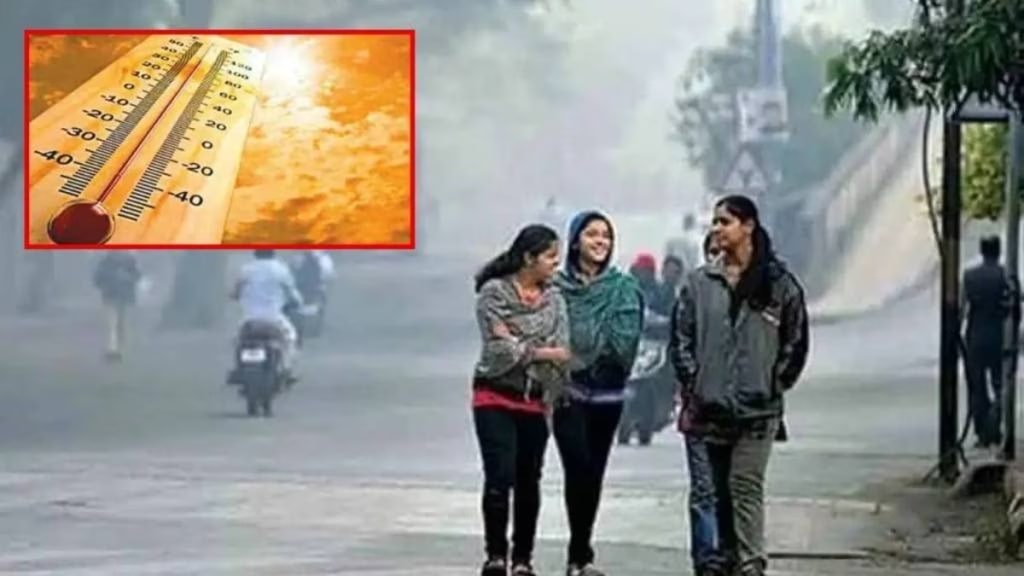 minimum temperature increased Monday mumbai