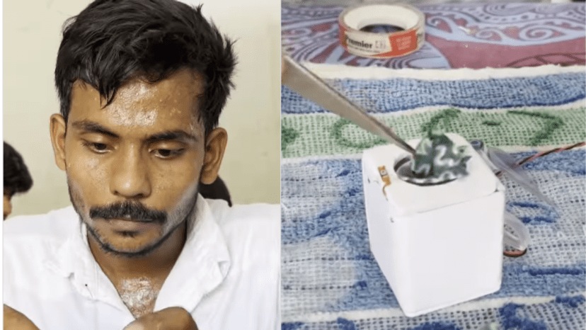 Andhra Pradesh man makes world's smallest' washing machine Watch how it works
