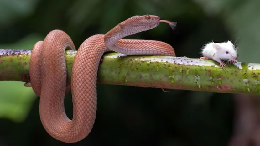 Why Snake Flicks Its Tongue