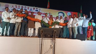 Bhoomipujan of various development works in Uran by Rural Development Minister Girish Mahajan