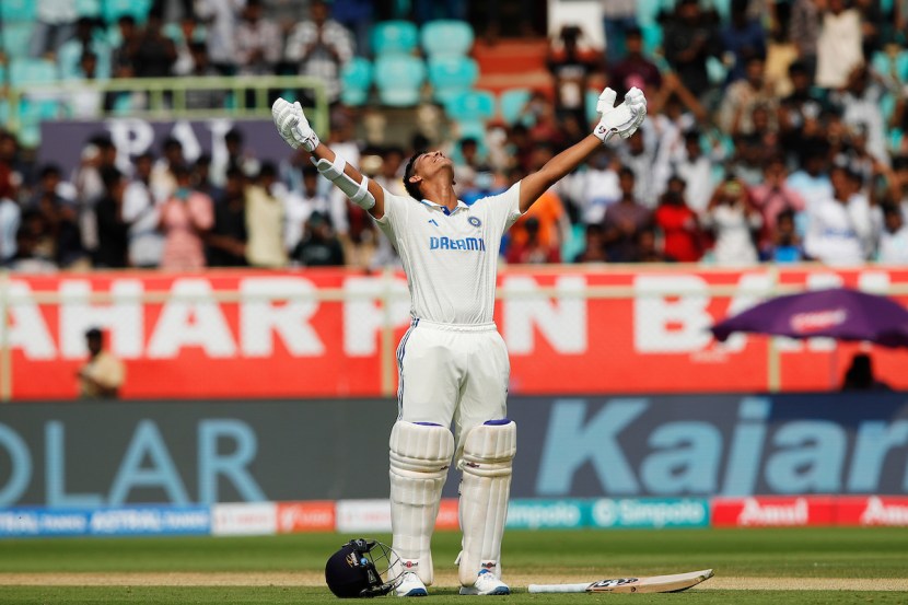 Yashasvi Jaiswal scored the third century of his Test career