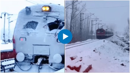 Indian Railways treats followers to amazing snowy journey through Jammu and Kashmir