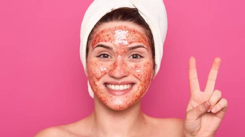 Tomato Honey Curd Lemon Skin Glow Facemask