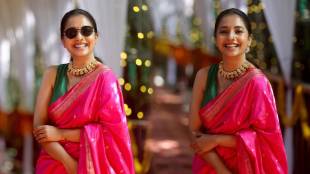 marathi actress sayali sanjeev saree traditional look photos