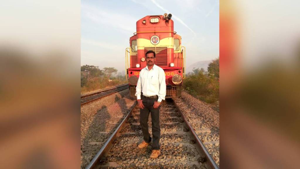 Loco pilot Ganesh Sonwane Loco pilot Ganesh Sonwane