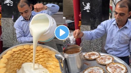 Viral Video Of Chat seller entered in a luxurious car and set up a Dahiwada stall Will Win Your Heart Must Watch