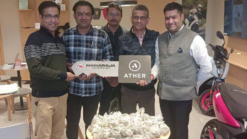 Ather CEO Tarun Mehta shared Photo Of Customer in Jaipur who purchased electric scooter with Ten Rupees coins