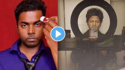 Man completely changes his face by applying make up and become whatever he wants to be Watch