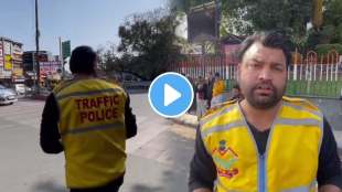 dehradun police imposed duty on a person for breaking traffic rules video is going viral