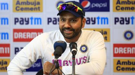 Rohit Sharma's reaction to the pitch after winning the third Test against England
