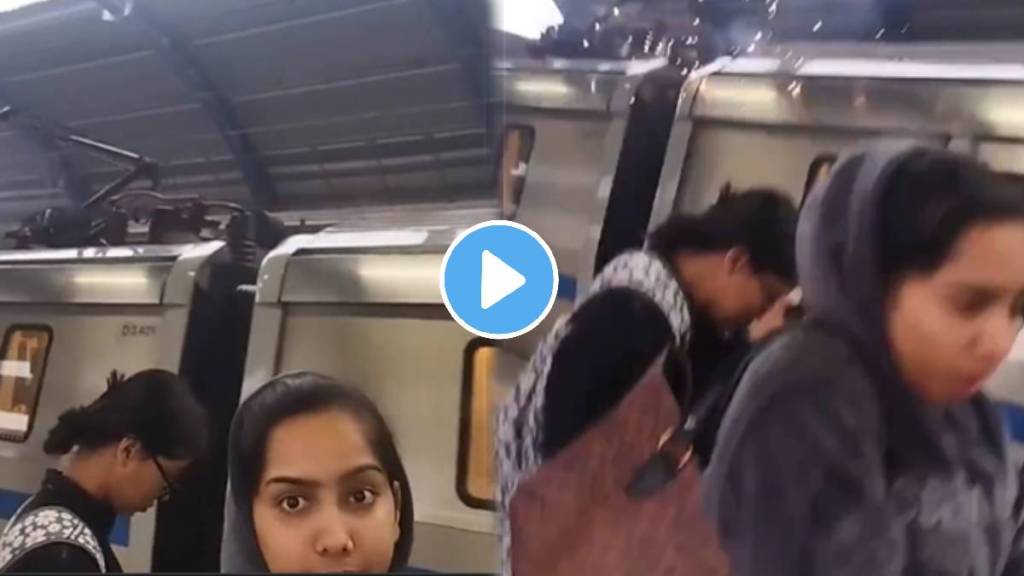 Delhi metro catches fire incident video goes viral Delhi metro catches fire incident video goes viral