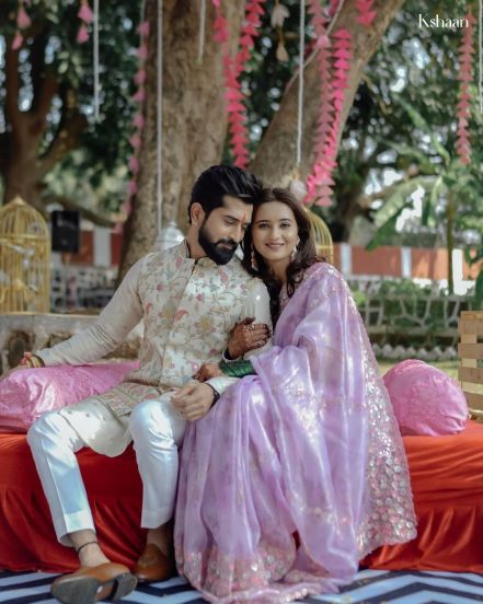 शिवानी व अजिंक्यच्या लग्नासोहळ्यातील फोटो, व्हिडीओ चर्चेत आले आहेत. (फोटो सौजन्य – क्षण फिल्म्स)