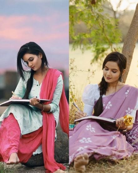 त्यामुळे क्षितिजाने लग्नाअगोदर ‘गुंतले हृदय हे’ या फोटो सीरिजचं रिक्रिएशन करून प्रथमेशचा सरप्राईज दिलं. (फोटो सौजन्य - क्षितिजा घोसाळकर इन्स्टाग्राम)