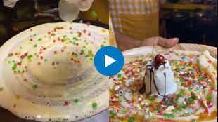 Viral video of ice cream dosa