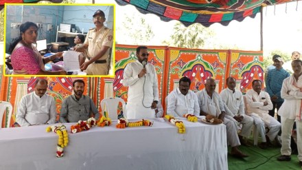 buldhana sanjay kute marathi news, sanjay kute sarpance marathi news, sanjay kute sc woman sarpanch marathi news