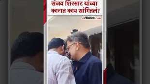 जितेंद्र आव्हाड आणि संजय शिरसाट यांची विधानभवनाबाहेर एकमेकांशी चर्चा अन् Video Viral