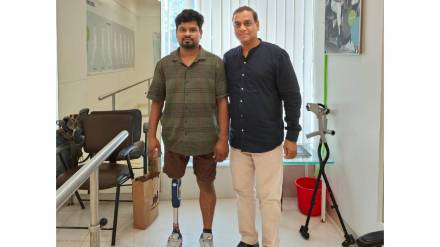 after losing leg in a motorcycle accident 28 year youth prepares for the Paralympics