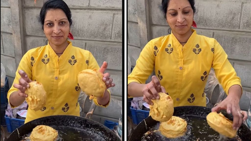 Nashik famous ulta vadapav viral video