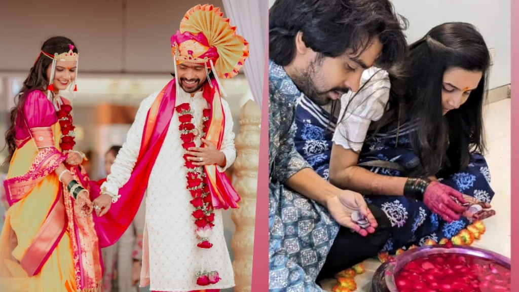 prathamesh parab had funwedding ceremony with kshitija-ghosalkar