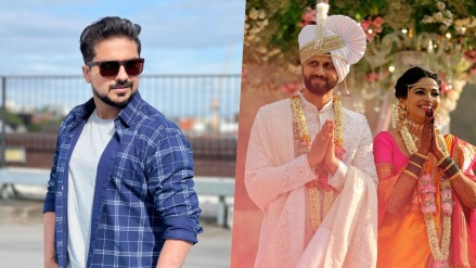 pushkar jog share congratulation post for pooja sawant and siddhesh chavan