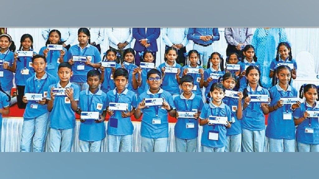 navi mumbai municipality, Students Honored, Dry Waste Bank Initiative, Saint Gadge Baba, Birth Anniversary,