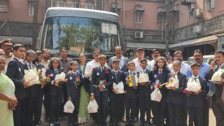 primary school students in kolhapur fly to Isro