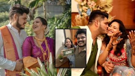 swanandi tikekar and ashish kulkarni shares photo of new name plate of home