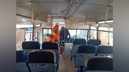 ST bus, msrtc, caught fire, thane, Pali, passengers, safe,