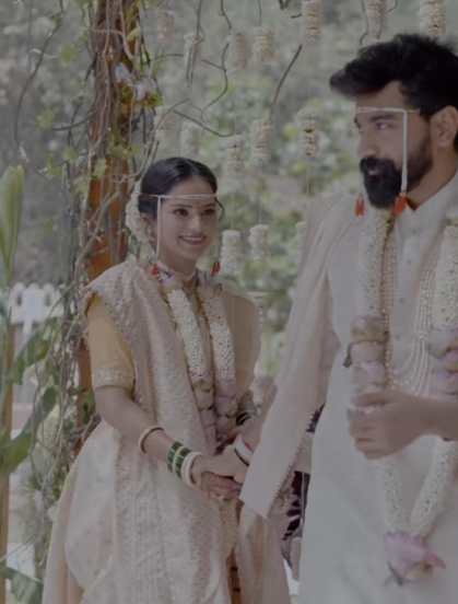 titeekshaa tawde and siddharth bodke marriage photos