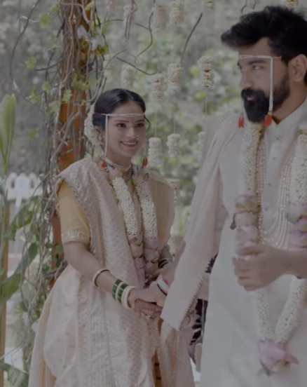titeekshaa tawde and siddharth bodke marriage photos